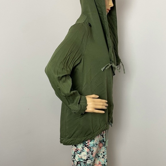 CALS Boho Hooded Jacket – Green – Size Large - Picture 2 of 13
